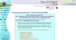 Desktop Screenshot of acupunctureoconomowoc.com